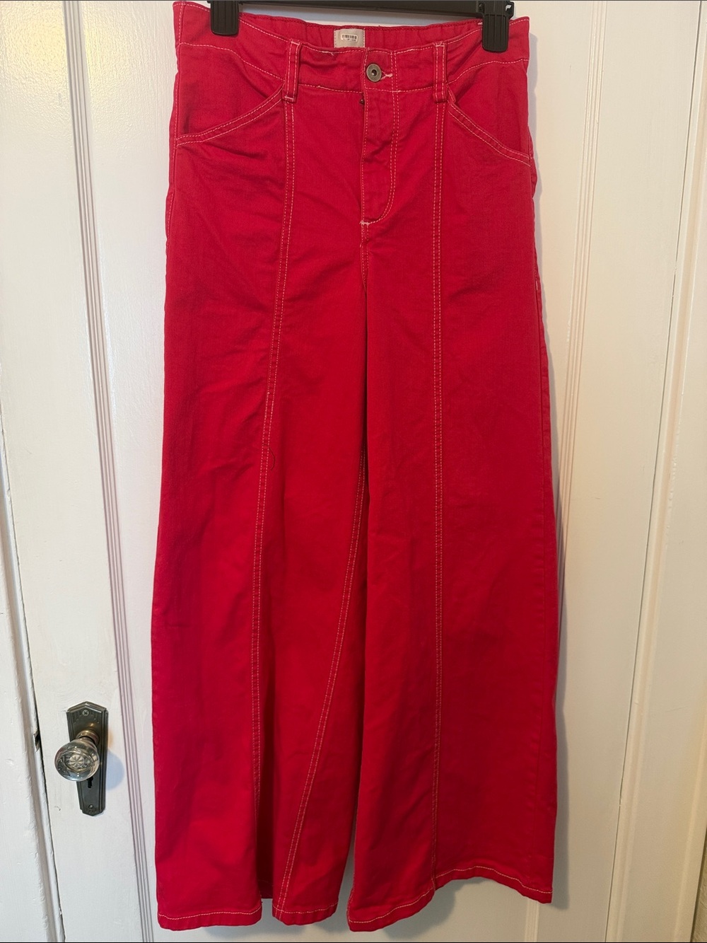 Maeve Anthropology Red Wide-Leg Women’s Jeans 28/4
